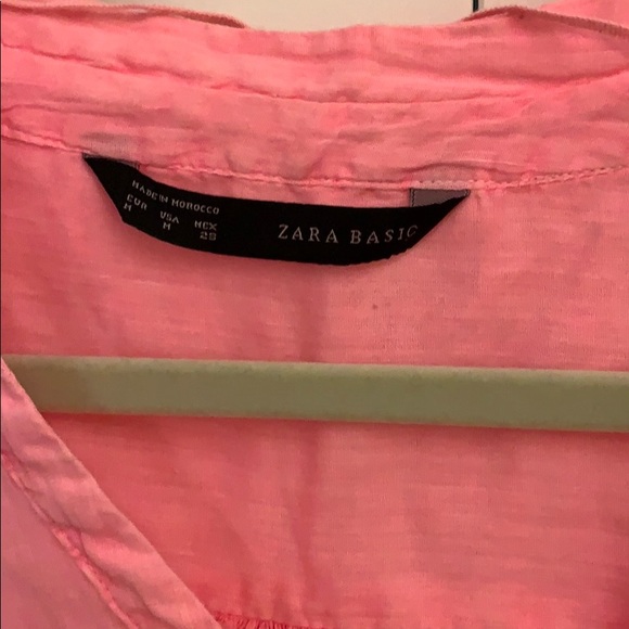 Pink Linen Blouse - Picture 2 of 5